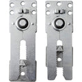 Set di 2 ganci connettori in metallo per divani e mobili 160 x 60 mm